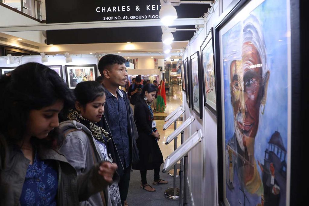 ‘The Art of Violence', an art exhibition was organised in a popular mall in South Delhi, from December 4th to 6th, 2018...